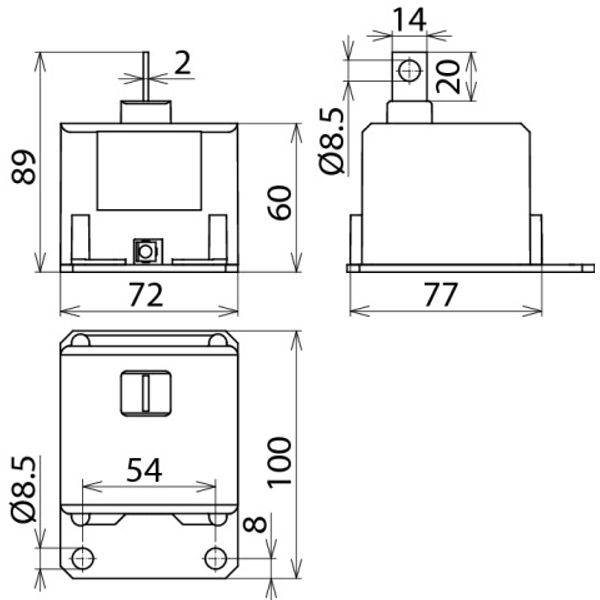 Coordin. lightn. current arrester Type 1 DEHNbloc Maxi S  1-pole 255V  image 2