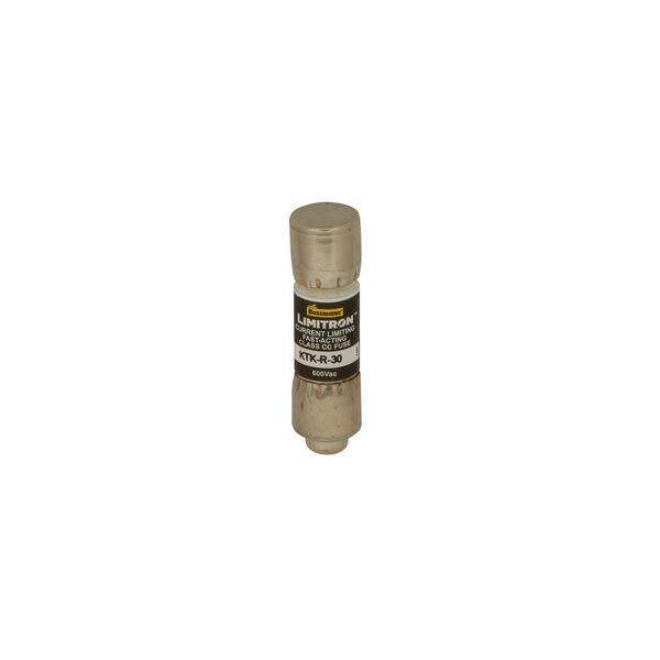 Fuse-link, LV, 0.6 A, AC 600 V, 10 x 38 mm, CC, UL, fast acting, rejection-type image 5