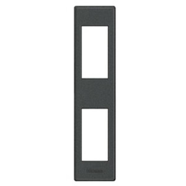 LL - COVER PLATE FOR RAIL 1+1P ANTHRACITE image 1