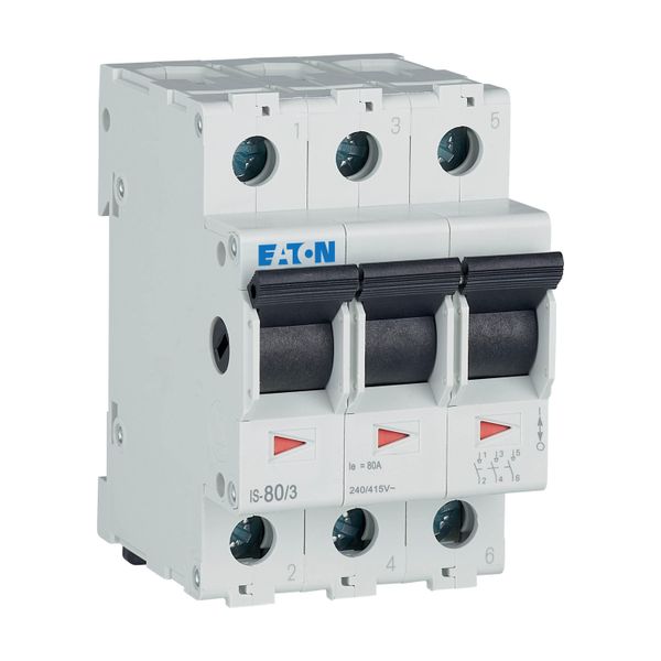 Main switch, 240/415 V AC, 80A, 3-poles image 18