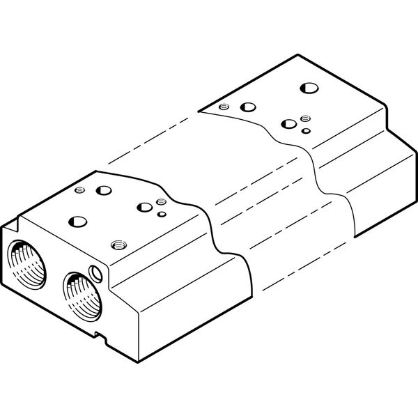 VABM-C7-12G-G18-10 Manifold rail image 1