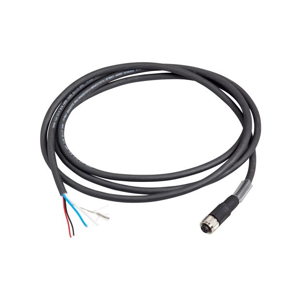 CAN CABLE,ANGLED,M12-B,MALE-FEMALE, 5M image 1