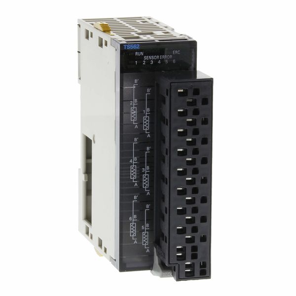 RTD input unit, 6 x inputs Pt100, Pt1000, 3-wire, resolution 0.1 °C, s image 1