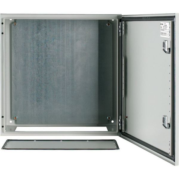 Wall enclosure with mounting plate, HxWxD=500x500x250mm image 5