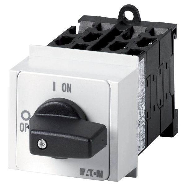 Reversing star-delta switches, T0, 20 A, service distribution board mounting, 5 contact unit(s), Contacts: 10, 60 °, maintained, With 0 (Off) position image 2