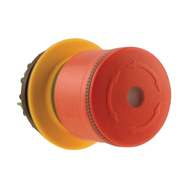 Emergency stop/emergency switching off pushbutton, RMQ-Titan, Mushroom-shaped, 30 mm, Illuminated with LED element, Turn-to-release function, Red, yel image 12