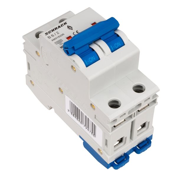 Miniature Circuit Breaker (MCB) AMPARO 10kA, B 6A, 2-pole image 5