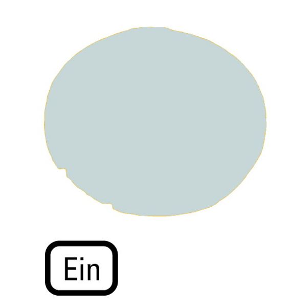 Button lens, flat white, EIN image 1