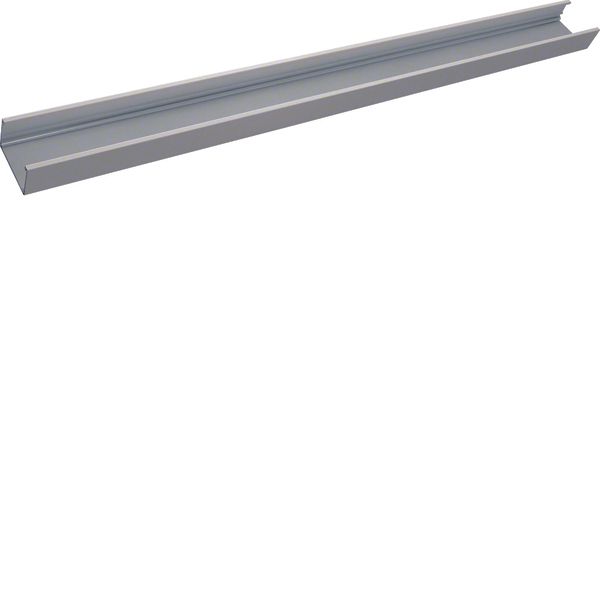 Office ceiling cable tray 50x80mm made of Aluminium in white aluminium image 1