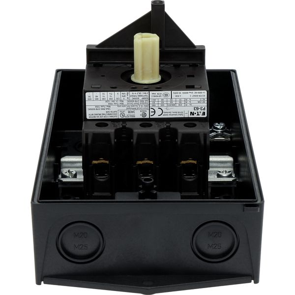 On-Off switch, P3, 63 A, surface mounting, 3 pole, Emergency switching image 37