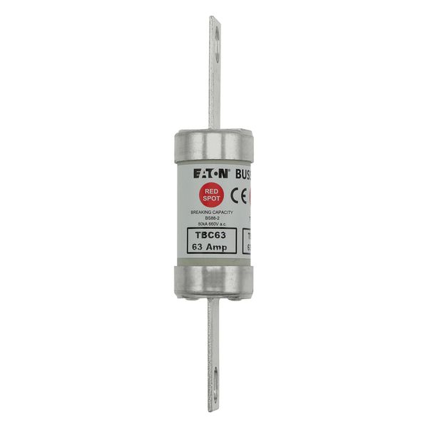 Fuse-link, LV, 63 A, AC 660 V, DC 460 V, BS88, 27 x 129 mm, gL/gG, BS image 8