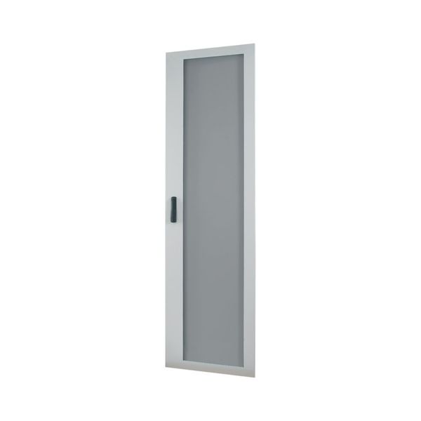 Transparent door (sheet metal), 3-point locking mechanism with clip-down handle, right-hinged, IP55, HxW=2030x570mm image 3