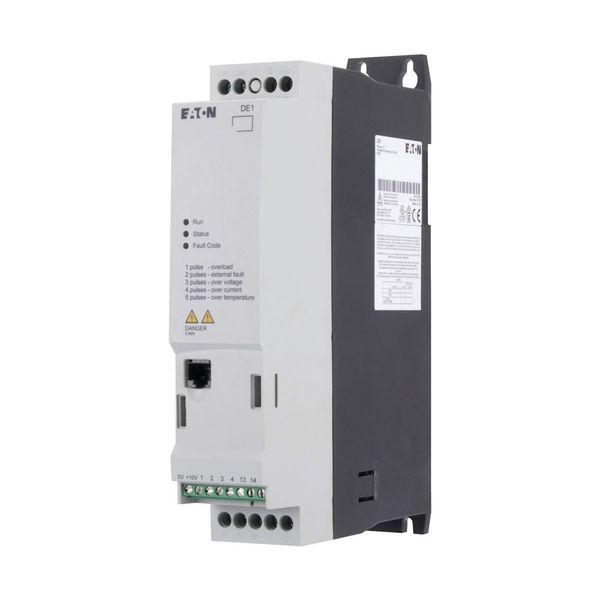 Variable speed starter, Rated operational voltage 230 V AC, 1-phase, Ie 2.7 A, 0.55 kW, 0.5 HP, Radio interference suppression filter image 12