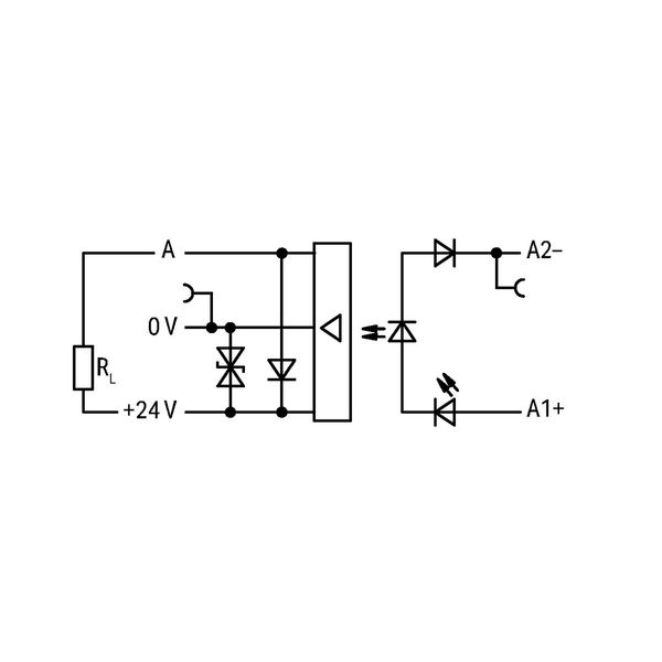 859-720 Optocoupler module; Nominal input voltage: 24 VDC; Output voltage range: 0 … 24 VDC image 6