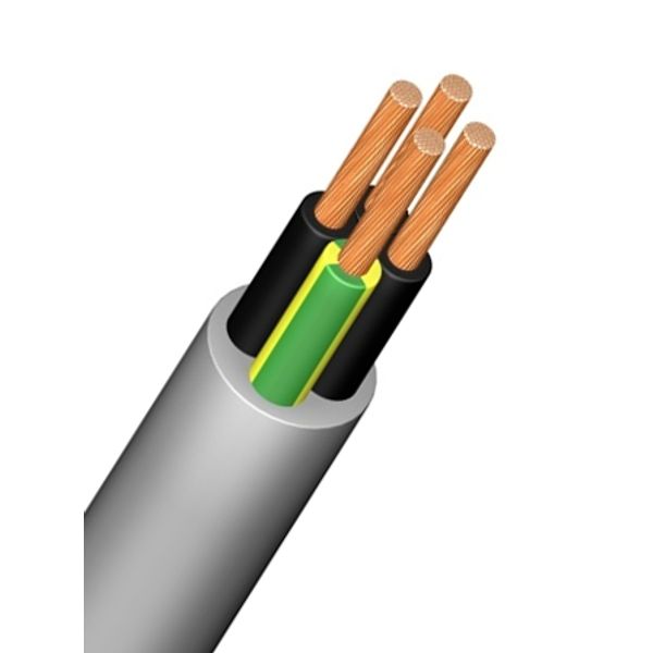 PVC Composite Connection Cable SLM-JZ 4x25 0,6/1kV grey image 1