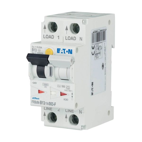 Digital RCD/MCB combination, 13 A, 30 mA, MCB trip characteristic: B, 1p+N, RCD trip characteristic: F image 6