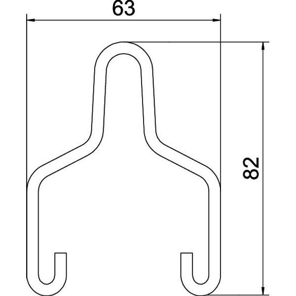 AHB 50 D4 FT Suspension clamp for AZK 50 and LTS 50 image 2