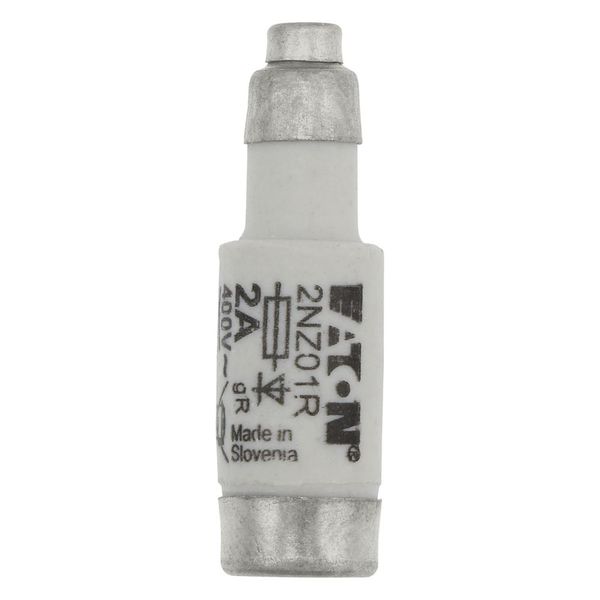 Fuse-link, LV, 2 A, AC 400 V, D01, aR, IEC, ultra rapid image 6