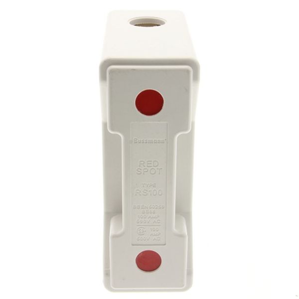 Fuse-holder, LV, 100 A, AC 690 V, BS88/A4, 1P, BS, front connected, white image 2