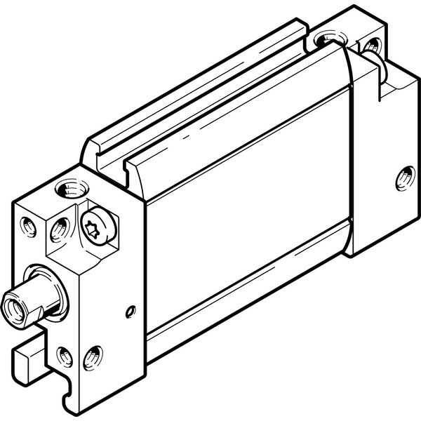 DZF-12-200-P-A Flat cylinder image 1