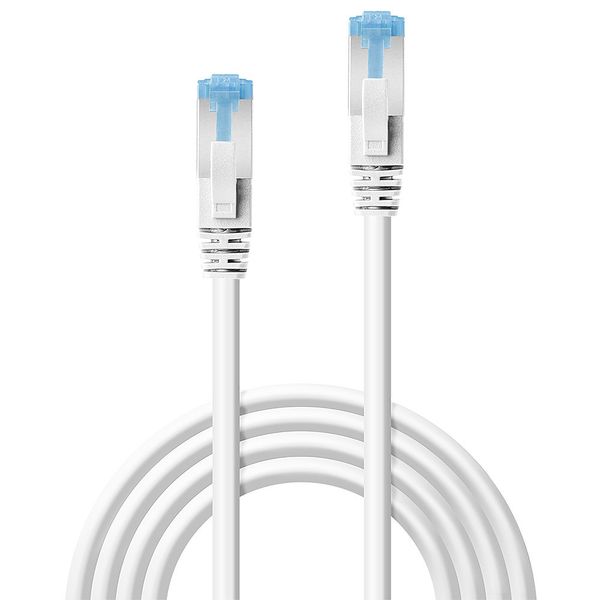 7.5m Cat.6A S/FTP LSZH Network Cable, White RJ45, M/M, 500MHz, Copper image 2