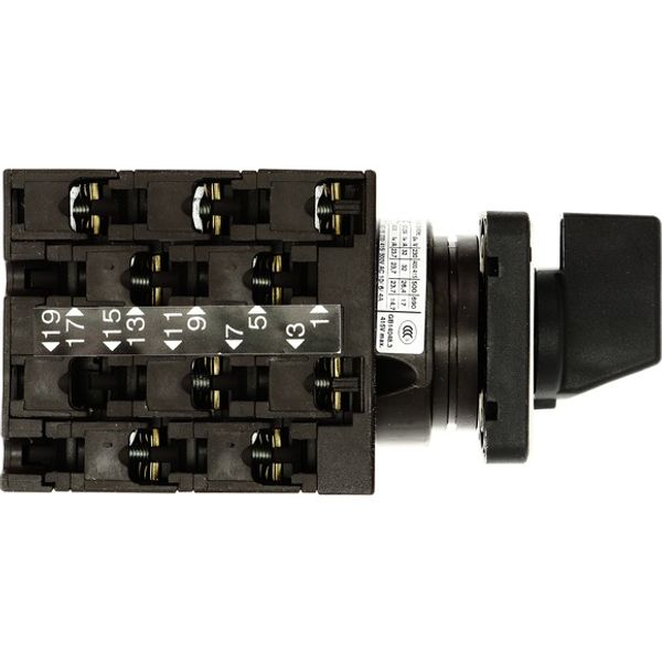 Step switches, T3, 32 A, flush mounting, 5 contact unit(s), Contacts: 9, 45 °, maintained, Without 0 (Off) position, 1-3, Design number 8270 image 1