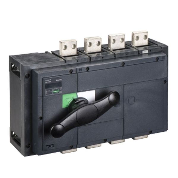 switch disconnector, Compact INS1600 , 1600 A, standard version with black rotary handle, 4 poles image 2