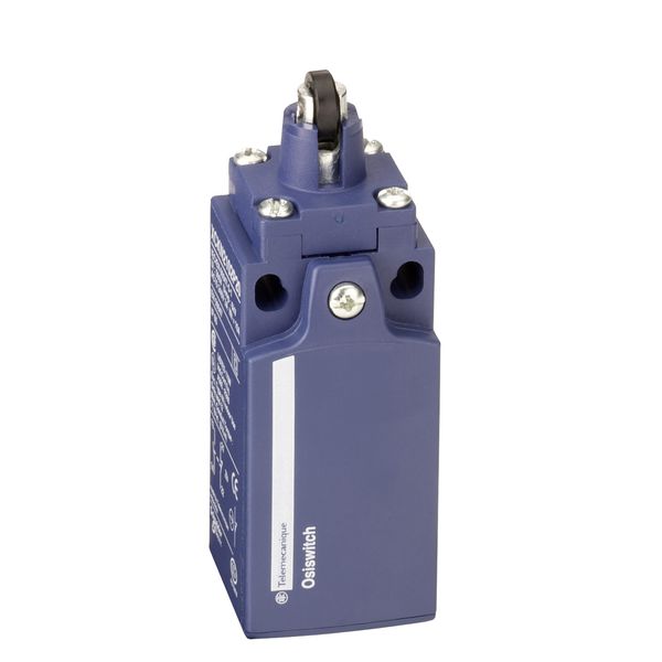 Limit switch, Limit switches XC Standard, XCKN, plastic roller plunger, 1NC+1 NO, snap, M20 image 1