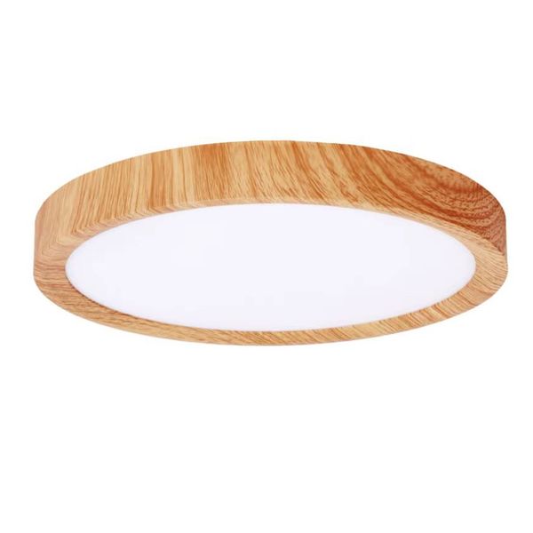 Mery LED Flush Light 24W 2420lm 3CCT Dim Wood image 1