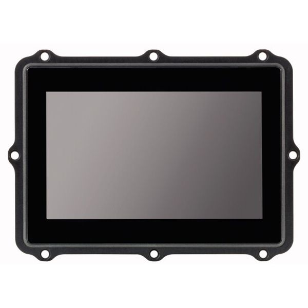 User interface with PLC for rear mounting as SWD coordinator,24VDC,7-inch PCT displ.,1024x600 pixels,2xEthernet,1xRS232,1xRS485,1xCAN,1xSWD,1xSD image 1