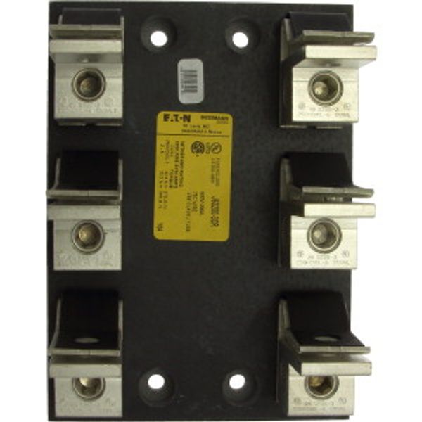 Fuse block (UL standard), Ferule fuses 14x51, box terminals, 700V AC/DC, 32A, 3-pole image 1