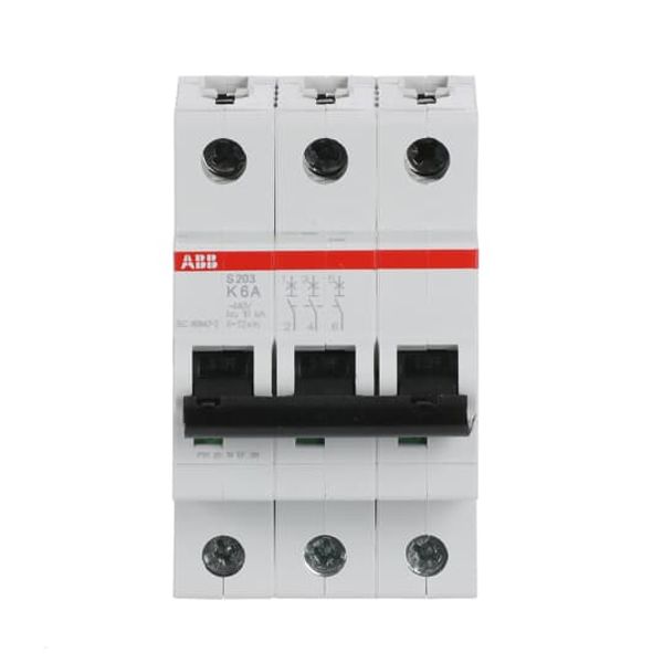 S203-K6 Miniature Circuit Breaker - 3P - K - 6 A image 5