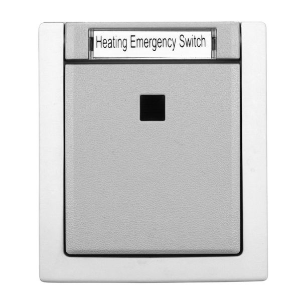 Heating Emergency Switch, including label, VISIO IP54 image 1