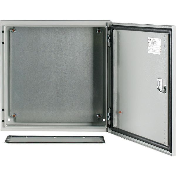 Wall enclosure with mounting plate, HxWxD=400x400x150mm image 5