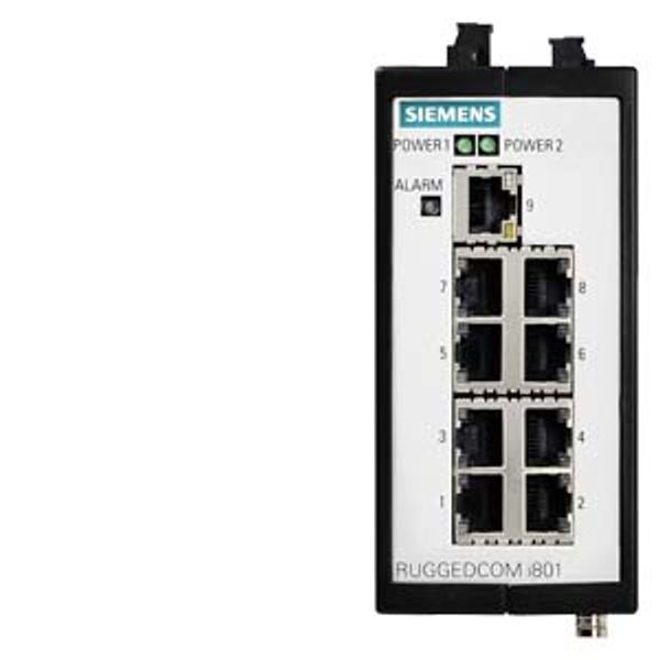 6GK6008-1AS20-0UU0-Z A01 The RUGGEDCOM i801 is a compact, fully managed Ethernet switches designed to operate reliably in harsh industrial environments. managed or unmanaged image 1