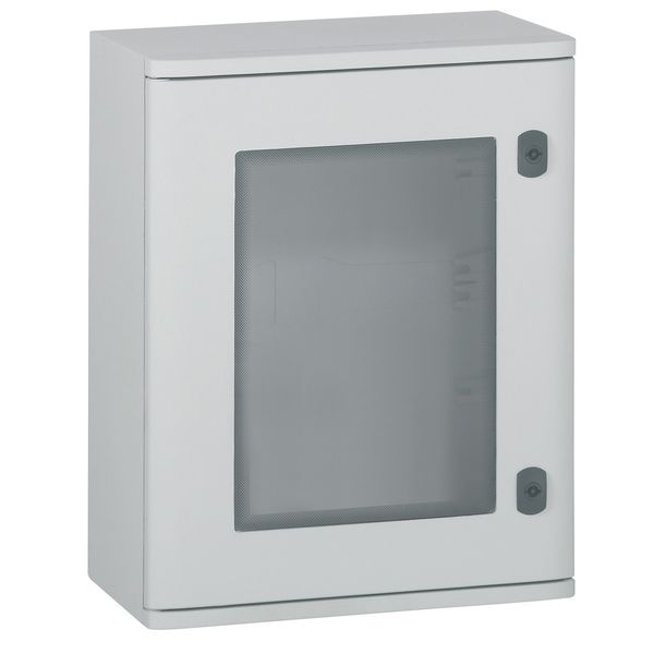 Cabinet Marina - polyester with glass door - IP 66 - IK 10 - 400x300x206 mm image 1