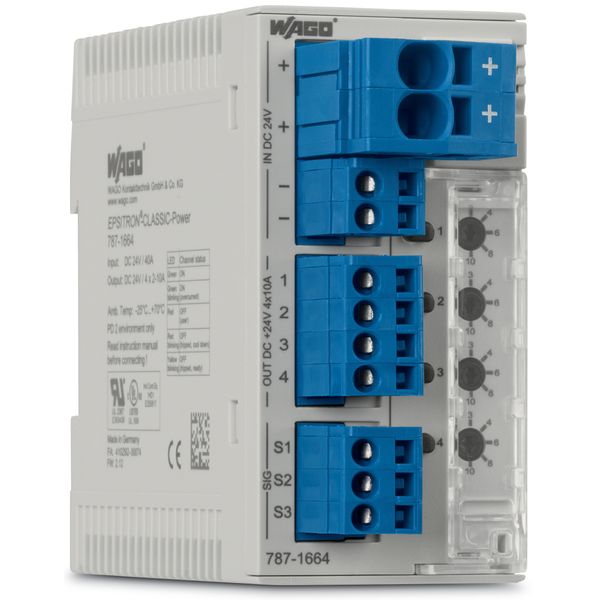 Electronic circuit breaker 4-channel 48 VDC input voltage image 5