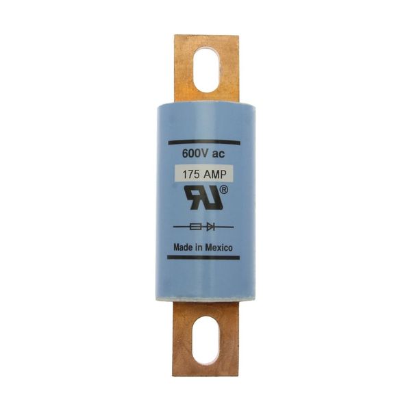 Eaton Bussmann series Tron KAC high speed fuse, 200 kAIC, Non Indicating, High speed fuse, Blade end X blade end, Stud image 2