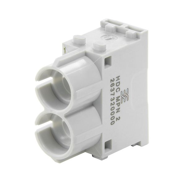 Module for industrial connectors (pneumatics), Male, Female, Inner hos image 1