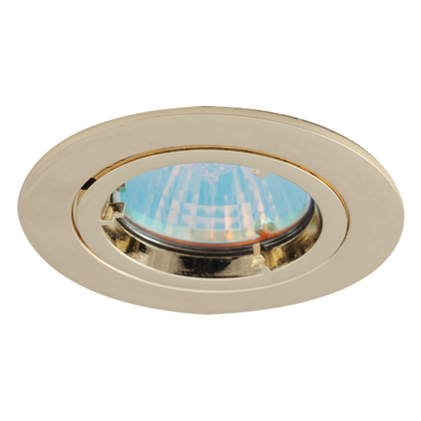 Twistlock GU10 Die-Cast Downlight Brass image 2