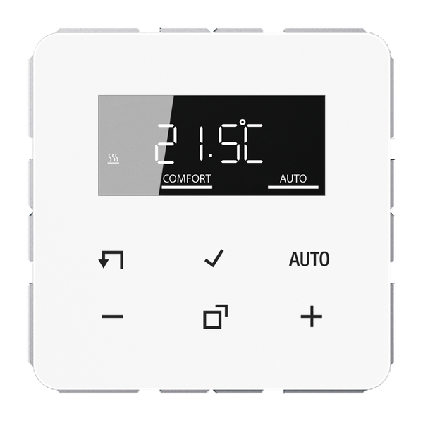 Standard room thermostat with display TRDCD1790WW image 1