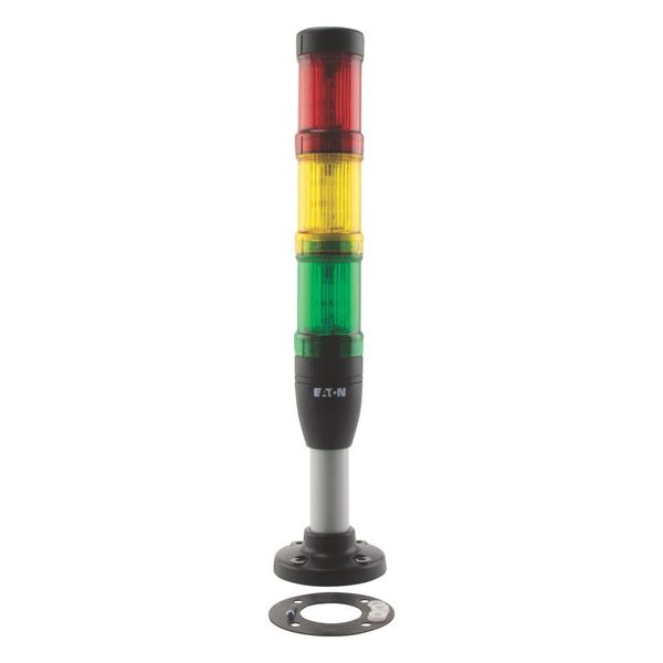 Complete device,red-yellow-green, LED,24 V,including base 100mm image 4