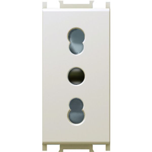 SOCKET ITALIAN P17/11+KS 2P+E 16A 250V~ 1M IW 4317836 image 1