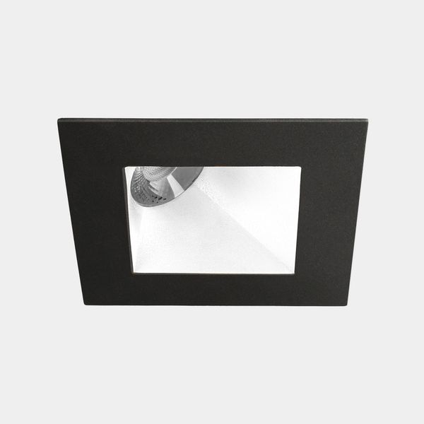 Downlight Play Deco Asymmetrical Square Fixed 11.9W LED warm-white 2700K CRI 90 19.6º Black/White IP54 879lm image 1