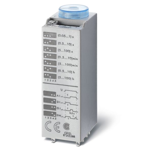 Miniature plug-in timer 4-functions 2CO 10A/230-240VAC/for sockets S55 (85.02.8.240.0000) image 3