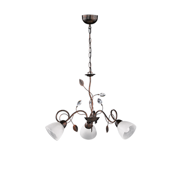 Traditio chandelier 3-pc E14 rustic image 1