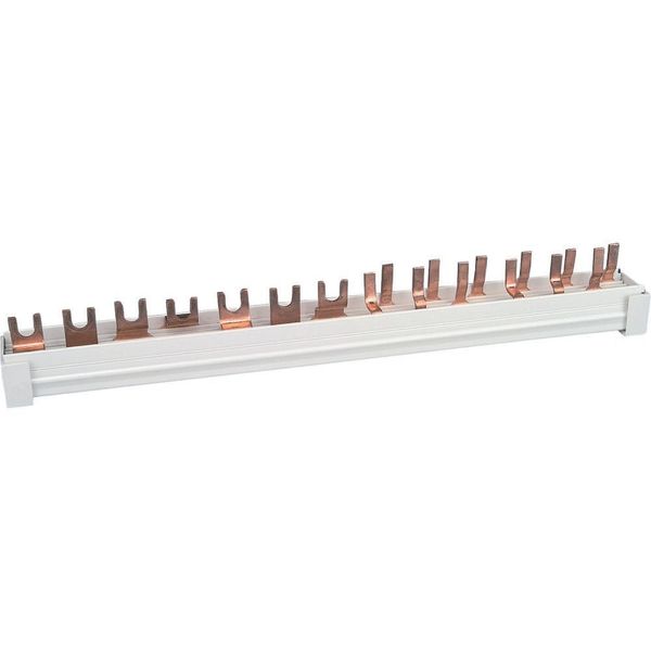 Phase busbar, 4-phases, 10qmm, fork connector+pin, 12SU image 5