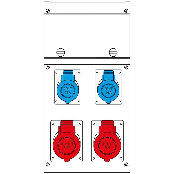 SURF.MOUNT.DISTRIBUTION ASSEMBLY BLOCK4 image 1