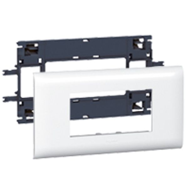 Mosaic support - for adaptable DLP cover depth 85 mm - 4 modules image 1