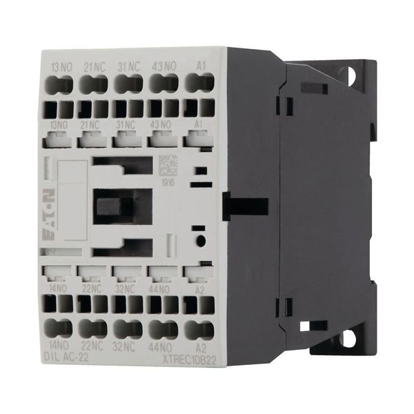 Contactor relay, 24 V DC, 2 N/O, 2 NC, Spring-loaded terminals, DC operation image 8